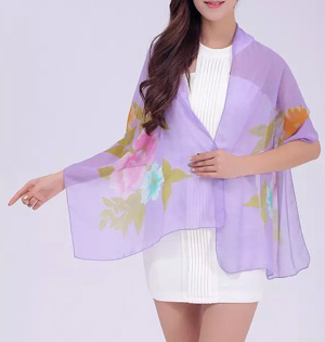 Wholesale small chiffon scarf