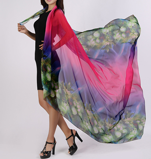 Wholesale silk women beach scarf