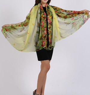 Wholesale beach silk scarf