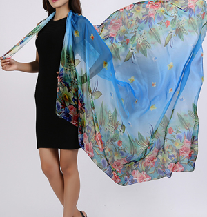Wholesale beach silk scarf