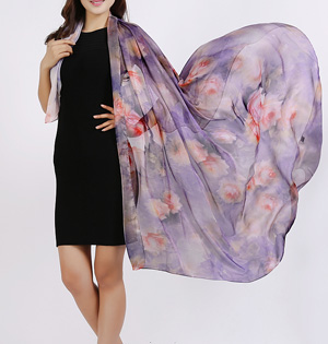 Wholesale floral beach scarf