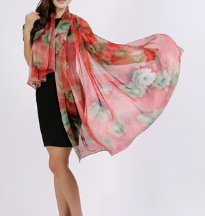 Wholesale floral beach scarf