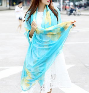 Wholesale women large beach scarf