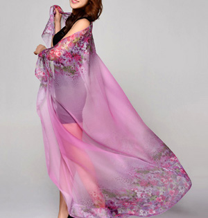 Wholesale chiffon silk beach scarf