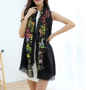 Cotton knit scarf wholesale