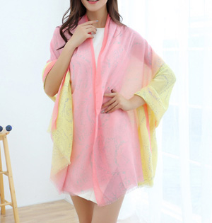 Wholesale stitching cotton scarf