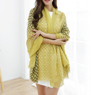 Wholesale cotton linen silk scarf