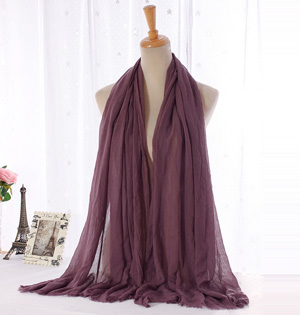 Wholesale solid cotton scarves