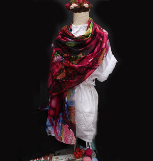 Wholesale silk twill fabric scarf