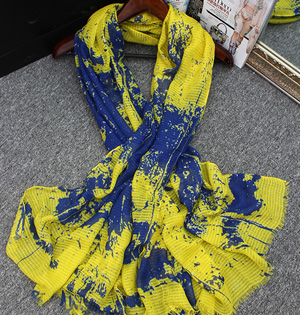 Wholesale tie dye cotton scarf