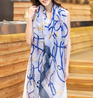 Polyester cotton fabric scarf wholesale