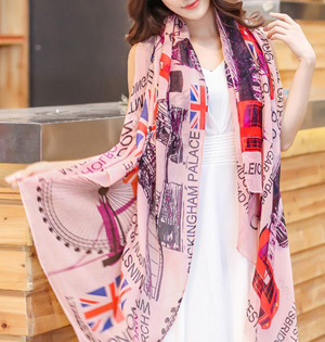 Wholesale polyester womens scarf