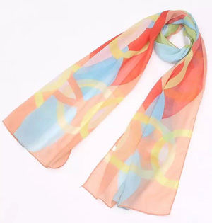Wholesale floral women chiffon scarf