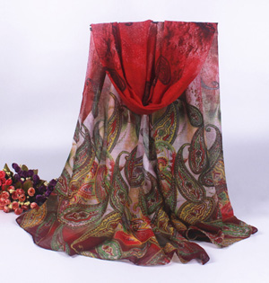 Wholesale cashew flowers scarf