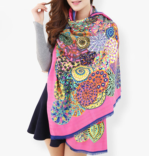 Women cotton scarf shawl wholesale