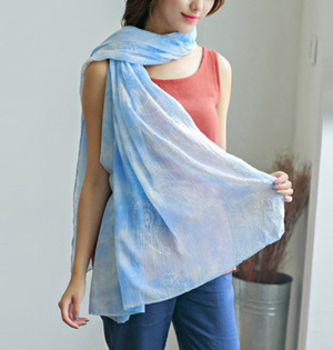 Women cotton fabric scarf wholesale