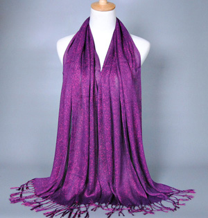 Wholesale cotton fringed scarf