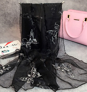 Wholesale gauze infinity scarves