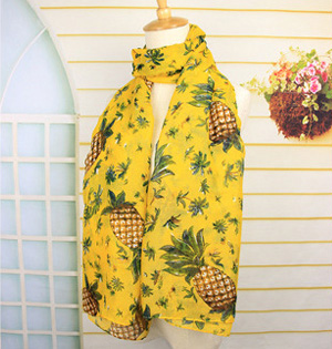 Wholesale patterned silk scarf