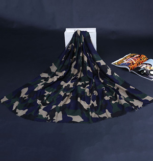 Wholesale camouflage printed scarf pattern