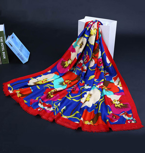 Silk satin square scarf for sale