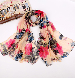 Wholesale viscose tie dye scarf