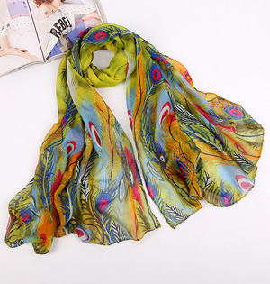 Wholesale printed viscose fabric scarf
