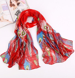 Wholesale printed viscose fabric scarf