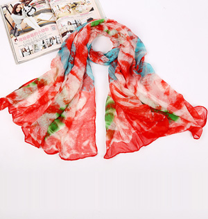 Wholesale women printed viscose scarf
