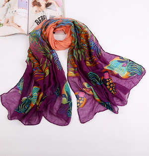 Wholesale scarf printed viscose