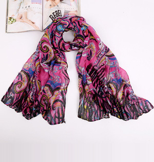 Wholesale cashew flowers viscose scarf