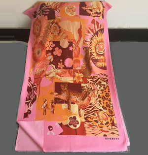 Warm scarf machine embroidery design