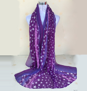 Long polyester viscose scarf wholesale