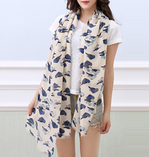 Wholesale cotton viscose fringe scarf