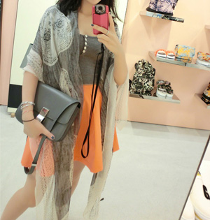 Wholesale silk skull scarf