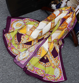 Wholesale large square cotton scarf