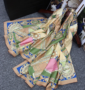Wholesale large square cotton scarf
