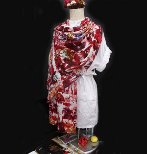 Women silk satin scarf wholesale