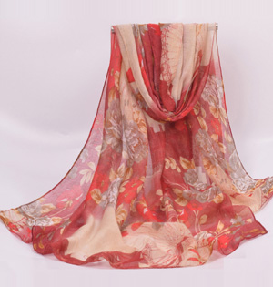 Polyester silk scarf wholesale