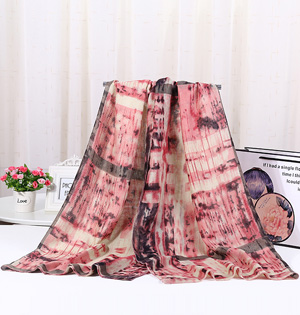 Wholesale ink cotton scarf