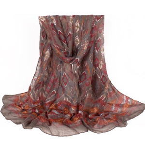 Wholesale geometric print scarf