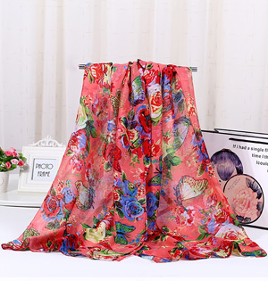 Wholesale viscose floral print scarf