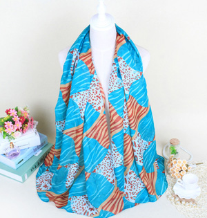 Wholesale scarf cotton voile
