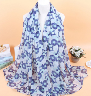 Wholesale viscose infinity tie dyed scarf