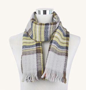 Wholesale plaid kid scarf
