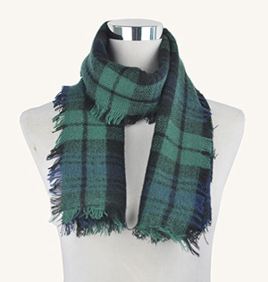 Wholesale plaid kid scarf