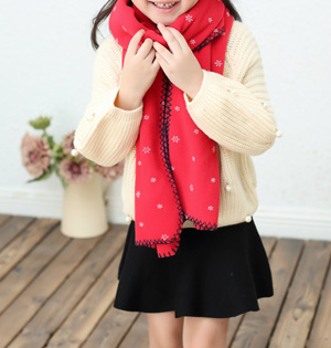 Wholesale kids velvet scarf