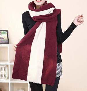 Wholesale wool knit scarf