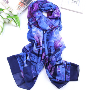 Wholesale women long chiffon scarf