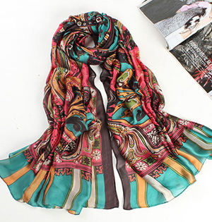 Wholesale silk velvet scarf